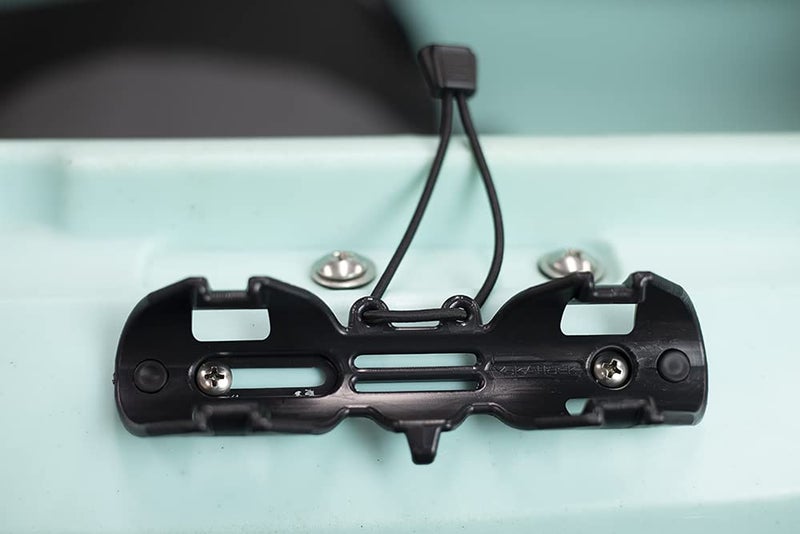 YakAttack PadLoc Kayak Paddle Holder with 2-Screw Universal Mount | Secure Paddle Clip with Two Points of Contact | Fits Standard Oar Shafts | Quiet & Durable | Kayak Accessories | Made in USA - Image 4